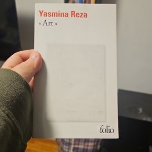White Art Book by Yasmina Reza